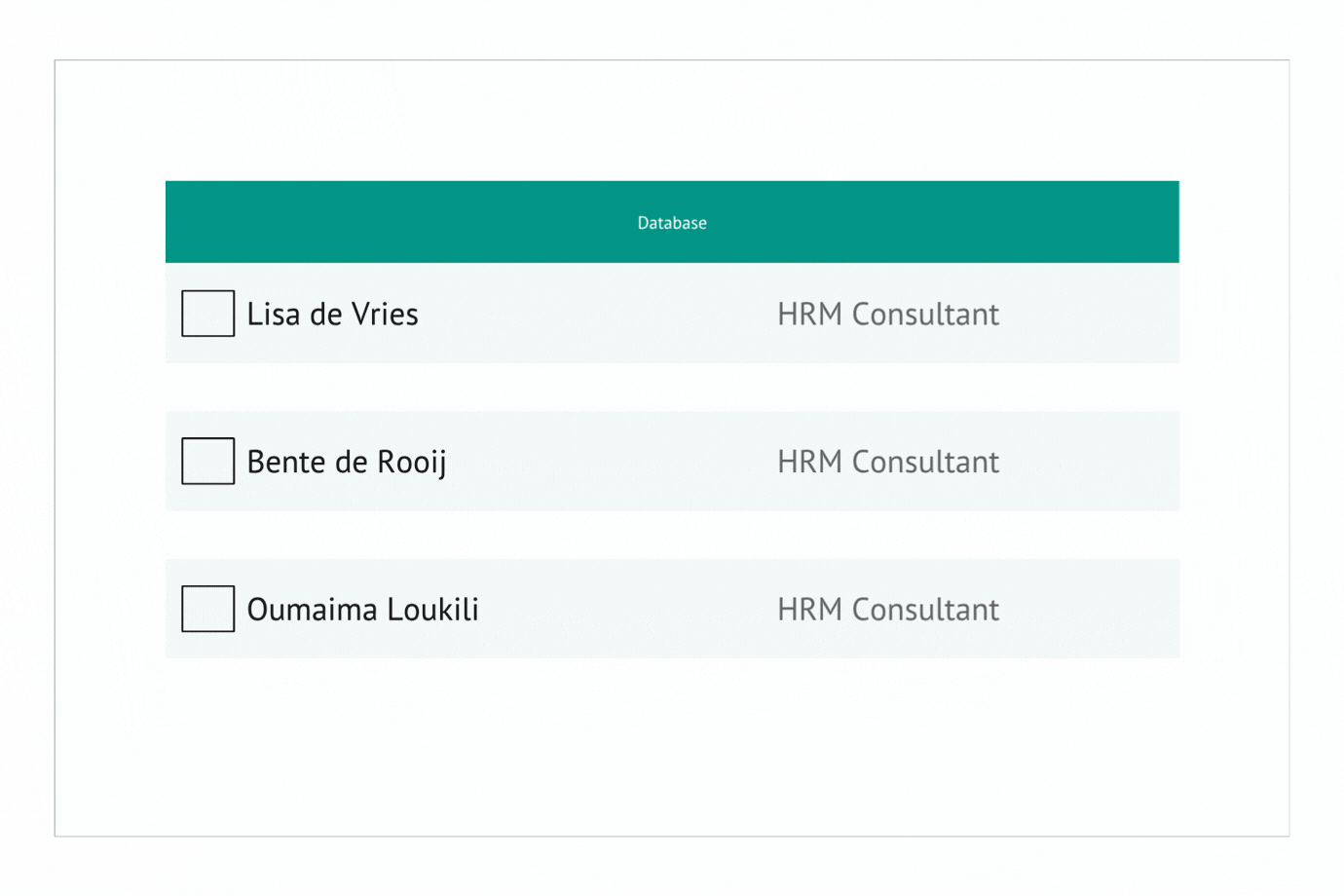 Screenshot van kandidaten opslaan in de talentpool van TOOL2MATCH.